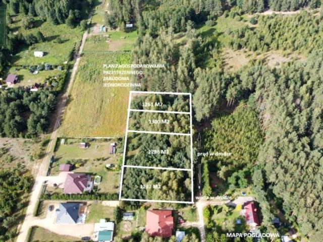 Działka 1 257 m², Kuriany
