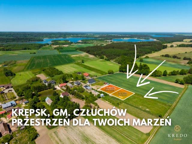 Działka 1 267 m², Krępsk