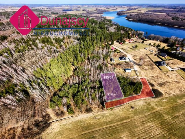 Działka 1 297 m², Kaplityny
