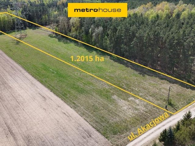 Działka 1,2 ha przy lesie z podziałem, potencjał!
