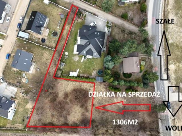Działka 1 306 m², Wolica