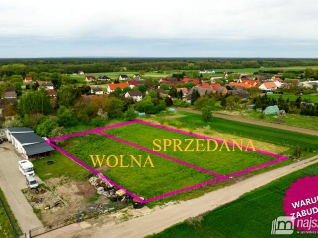 Działka 1 308 m², Przemocze