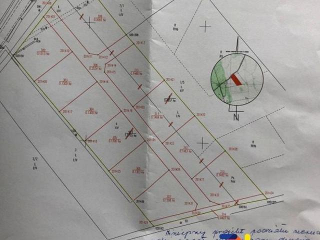 Działka 1 313 m², Barłogi