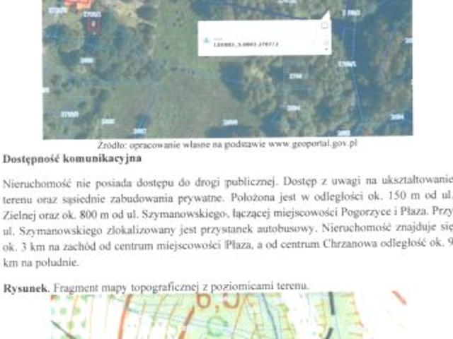 Działka 1 334 m², Chrzanów