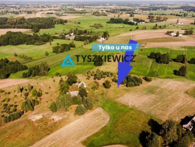 Działka 1 347 m², Stara Kiszewa