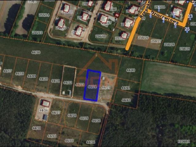 Działka 1 369 m², Prądki