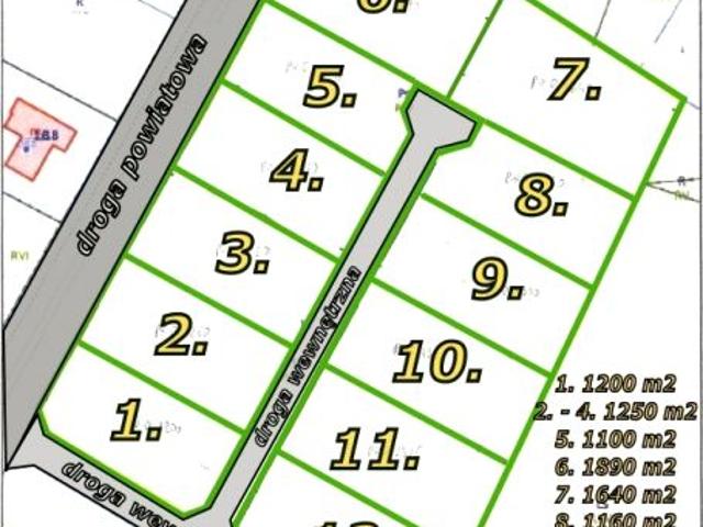 Działka 1 375 m², Żółwia Błoć