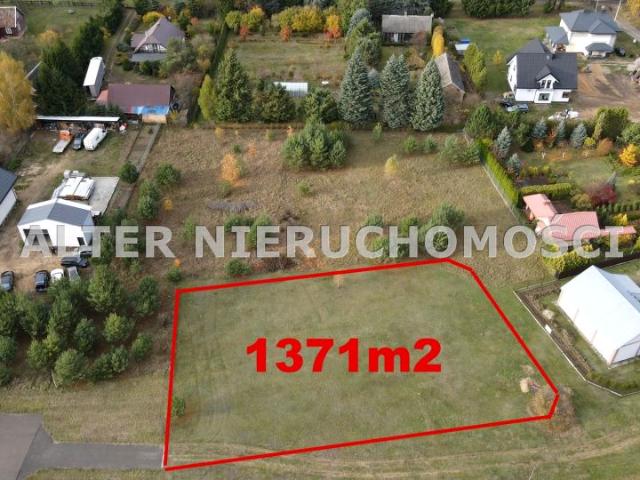 Działka 1 371 m², Zalesiany