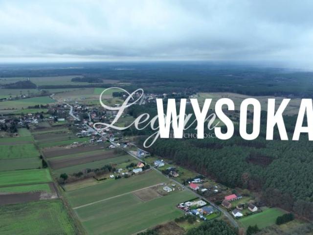 Działka 1 373 m², Wysoka