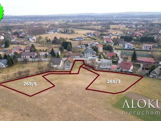 Działka 1 395 m², Brzegi