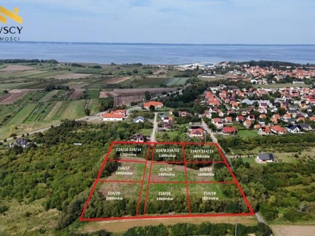 Działka 1 399 m², Kadyny