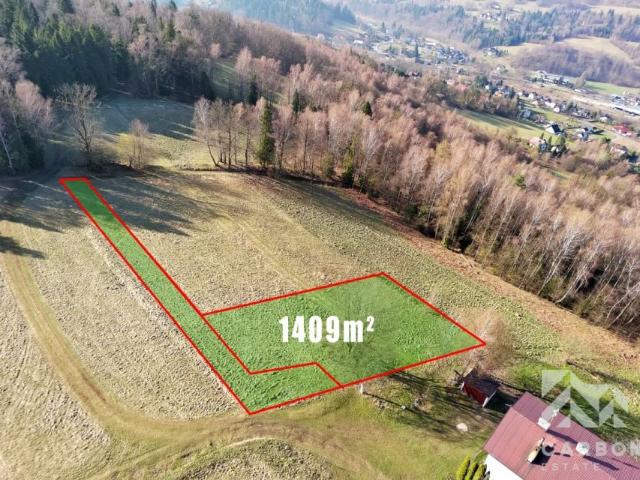 Działka 1 409 m², Brenna
