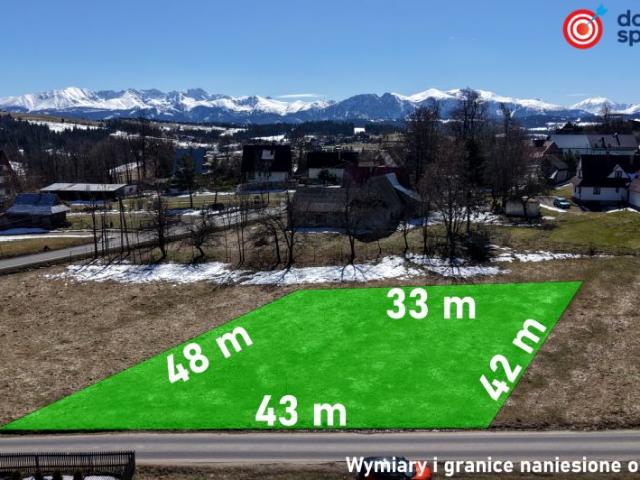 Działka 1 400 m², Czerwienne