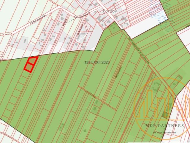Działka 1 409 m², Poręby