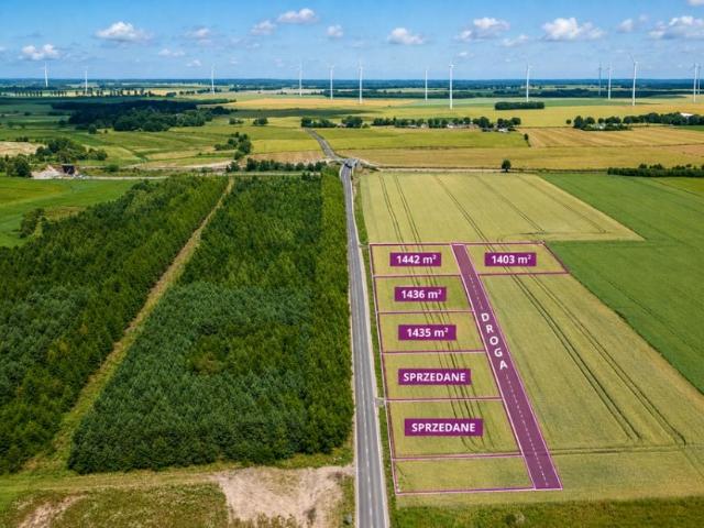 Działka 1 435 m², Potęgowo