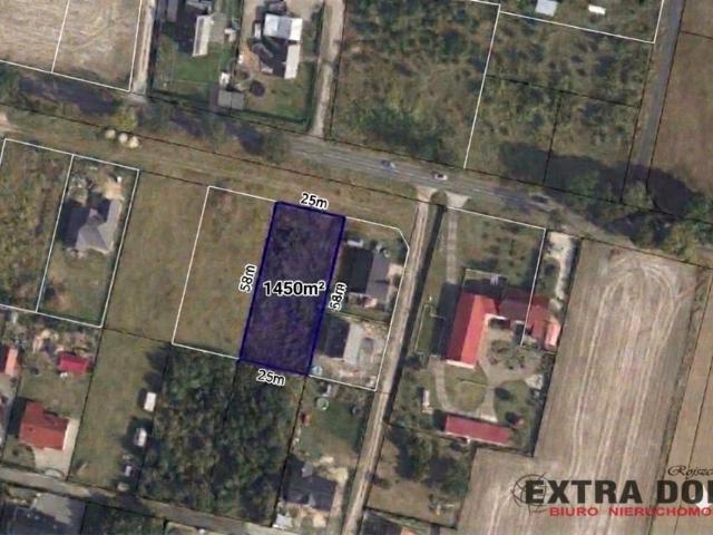 Działka 1 450 m², Budno
