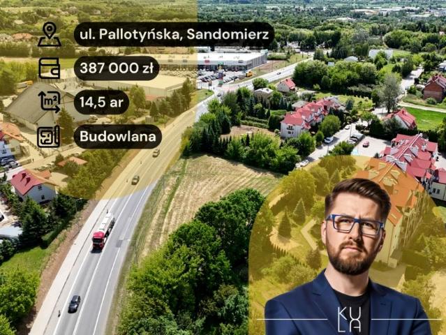 Działka 1 453 m², Sandomierz