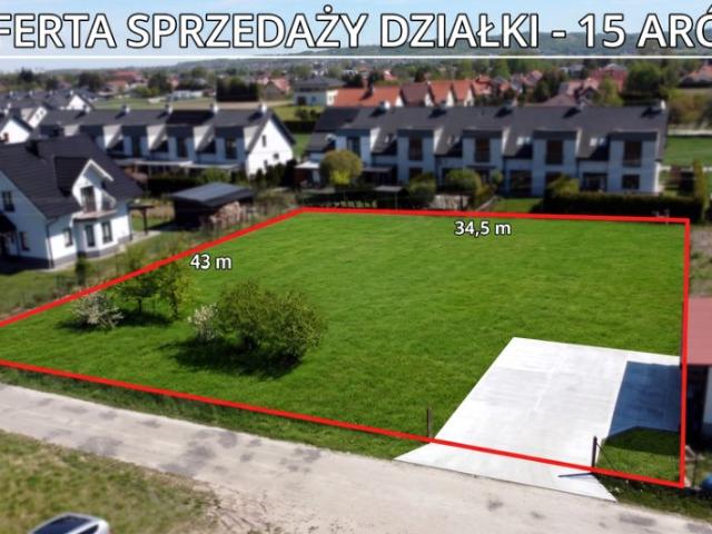 Działka 1 489 m², Rzeszów