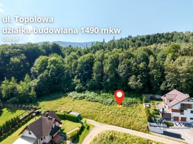 Działka 1 490 m², Ustroń