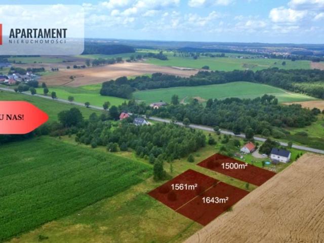 Działka 1 500 m², Borcz