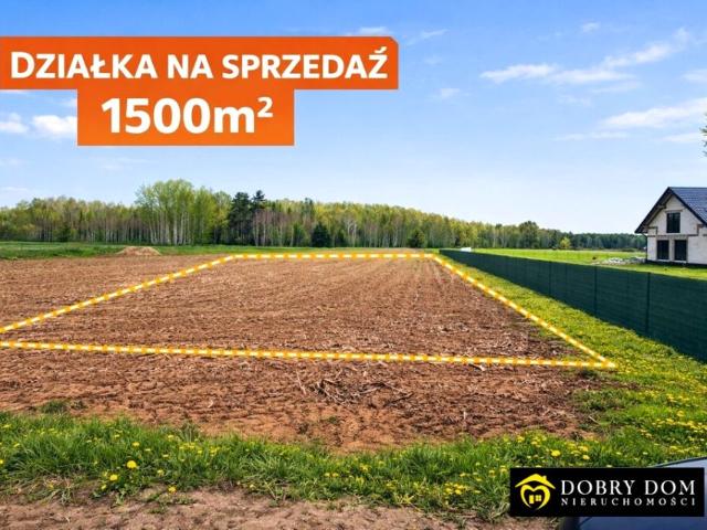 Działka 1 500 m², Borsukówka