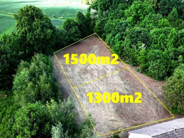 Działka 1 500 m², Jaźwina