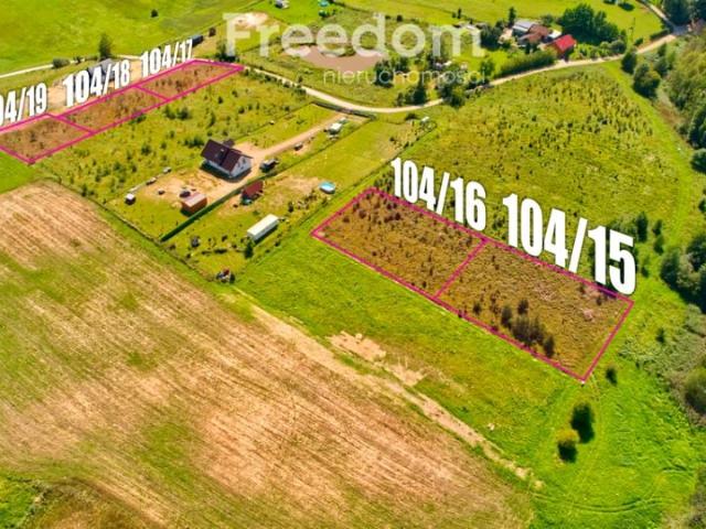 Działka 1 500 m², Oracze