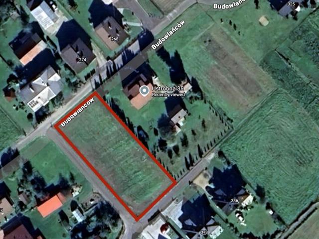 Działka 1 500 m², Ustrobna
