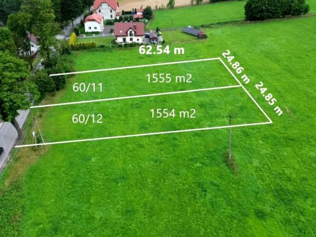 Działka 1 554 m², Grzędy Górne