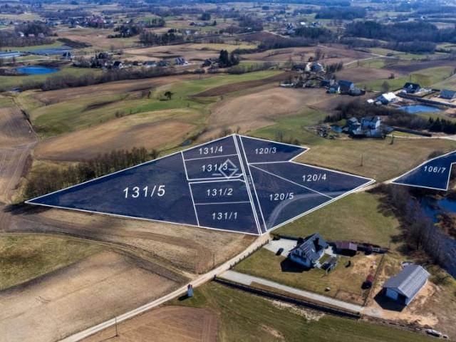 Działka 1 568 m², Szklana