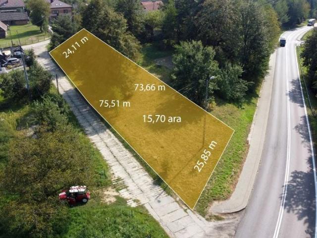 Działka 1 570 m², Giedlarowa