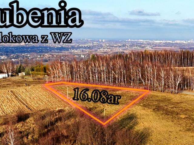 Działka 1 608 m², Lubenia
