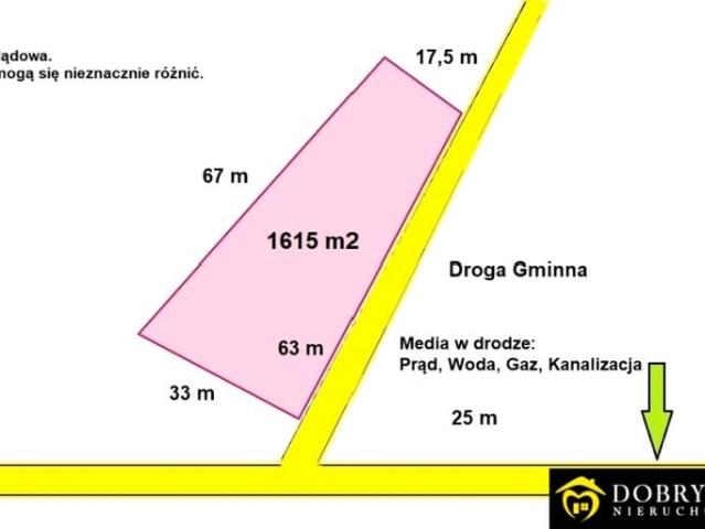 Działka 1 615 m², Zdrody Nowe