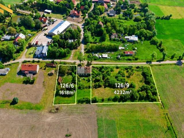 Działka 1 618 m², Drużno