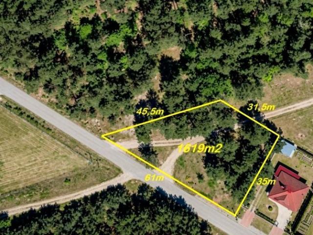 Działka 1 619 m², Sidra
