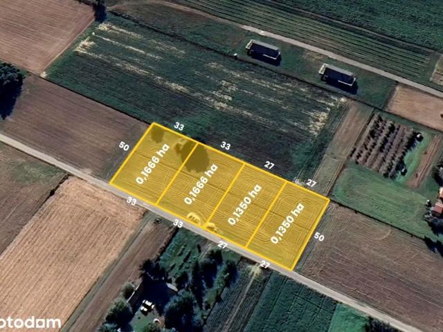 Działka 1 666 m², Tomaszowice Kolonia
