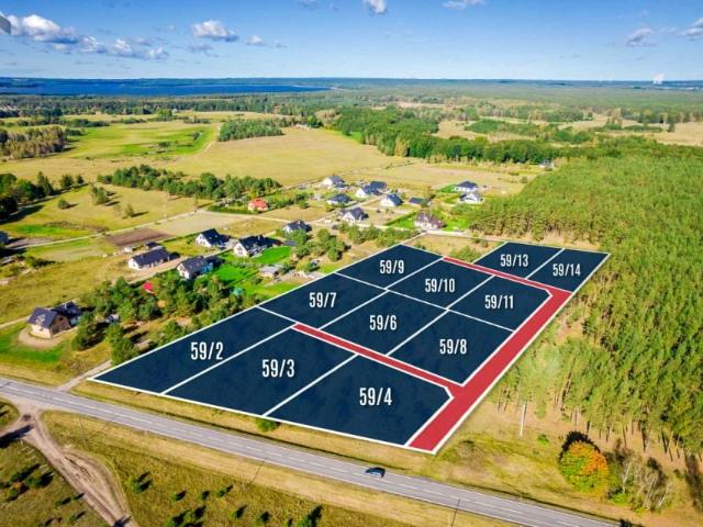 Działka 1 693 m², Gwda Mała