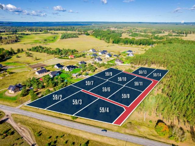 Działka 1 693 m², Gwda Mała