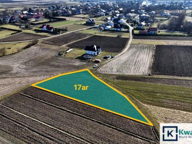 Działka 1 700 m², Milcza