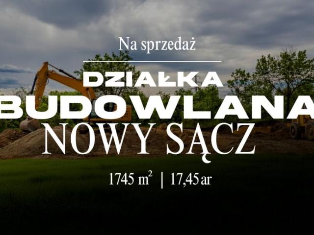 Działka 1 745 m², Nowy Sącz
