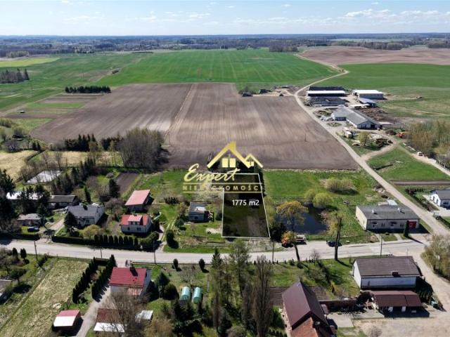 Działka 1 775 m², Bynowo