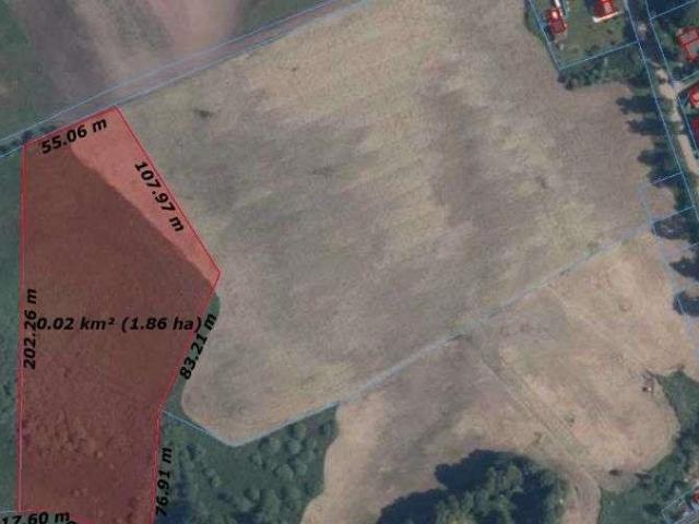 Działka 1,87 ha w Dźwierzutach las, przyroda, spokój