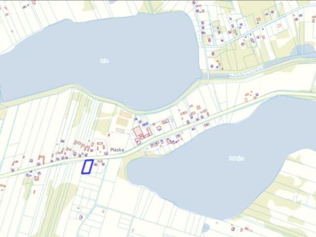 Działka 1 909 m², Płaska