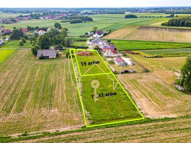 Działka 1 900 m², Trzciana