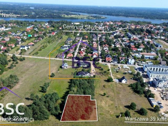 Działka 1 918 m², Serock