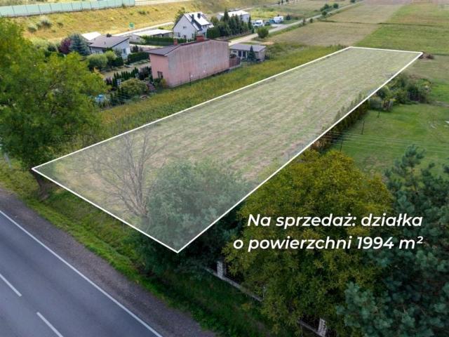 Działka 1 994 m², Mleczków