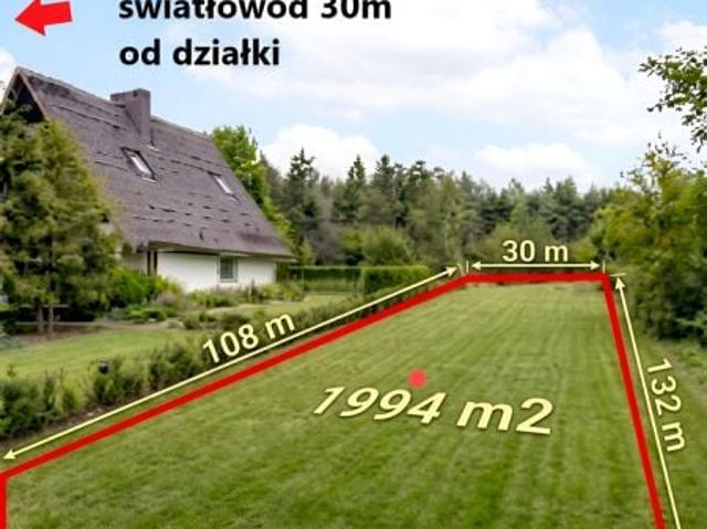 Działka 1 994 m², Porosły