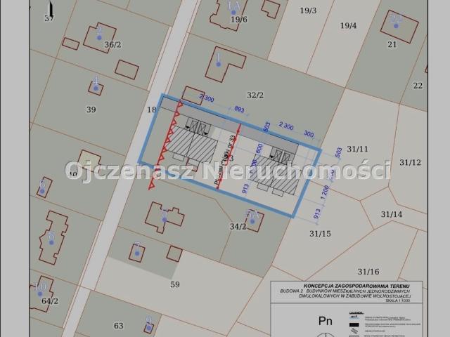 Działka 2438 m² w Myślęcinku – idealna pod dom i usługi