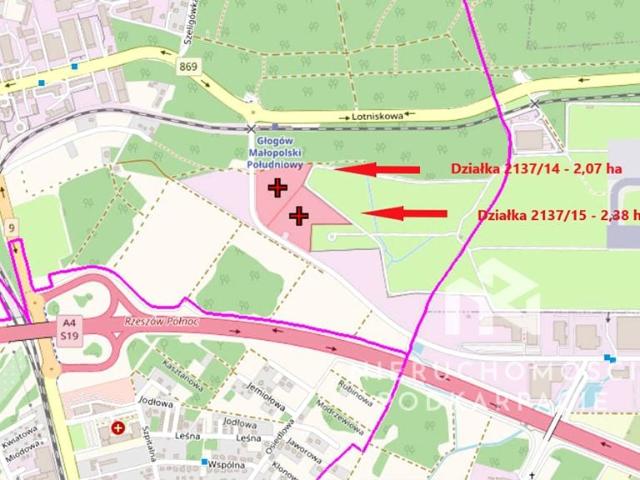 Działka 24 377 m², Rudna Mała