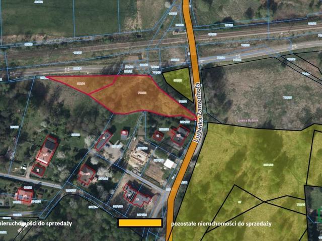 Działka 2555 m² z zielenią i dostępem do drogi